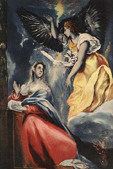 El Greco The Annunciation